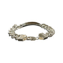 925 Sterling Silver 10 mm Figaro Bracelet