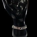 925 Sterling Silver 10 mm Figaro Bracelet