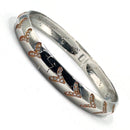 925 Sterling Silver Openable Cubic Zirconia Designer Men Kada