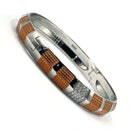 925 Solid Sterling Silver Openable Cubic Zirconia Designer Men Kada