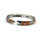 925 Solid Sterling Silver Openable Cubic Zirconia Designer Men Kada