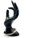 925 Solid Sterling Silver Openable Cubic Zirconia Designer Men Kada