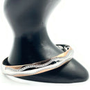 925 Solid Sterling Silver Openable Cubic Zirconia Designer Men Kada