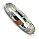 925 Solid Sterling Silver Openable Cubic Zirconia Designer Kada