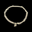 700 Silver Curb Chain Kid Waist Belt / Kardhani  - Style