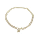 700 Silver Curb Chain Kid Waist Belt / Kardhani  - Style