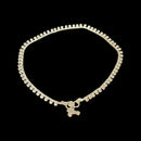 700 Silver Curb Chain Ball Designer Kid Waist Belt / Kardhani  - Style