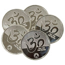 999 Pure Silver Ganesha Lakshmi / Laxmi 10 Gram Meena Coins (Pack of 5 Coins)
