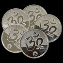 999 Pure Silver Ganesha Lakshmi / Laxmi 10 Gram Meena Coins (Pack of 5 Coins)