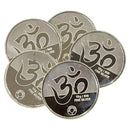 999 Pure Silver Ganesha Lakshmi / Laxmi 10 Gram Meena Coins (Pack of 5 Coins)