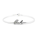 925 Sterling Silver Luck / Love / XOXO Bracelet- Style