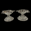 925 Sterling Silver Hallmarked Designer STAR Diya Pair -