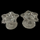 925 Sterling Silver Hallmarked Designer STAR Diya Pair -