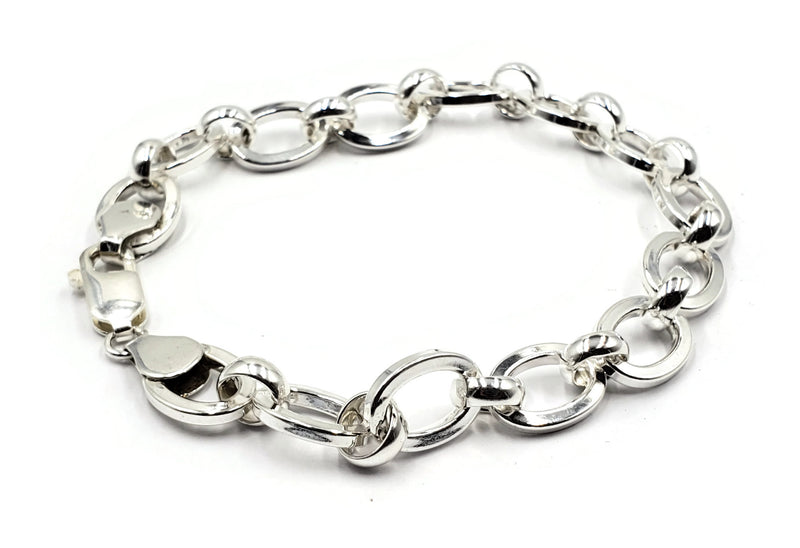 925 Sterling Silver Link Bracelet- Style
