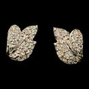 750 Eighteen Karat (18 KT) White Cubic Zirconia Ear Studs & Pendant Set- Style