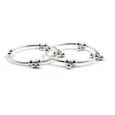 925 Sterling Silver New Born / Toddler Kids Kada - Style