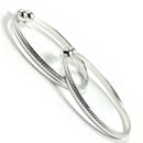 925 Sterling Silver Solid New Born / Kids Kada - Style