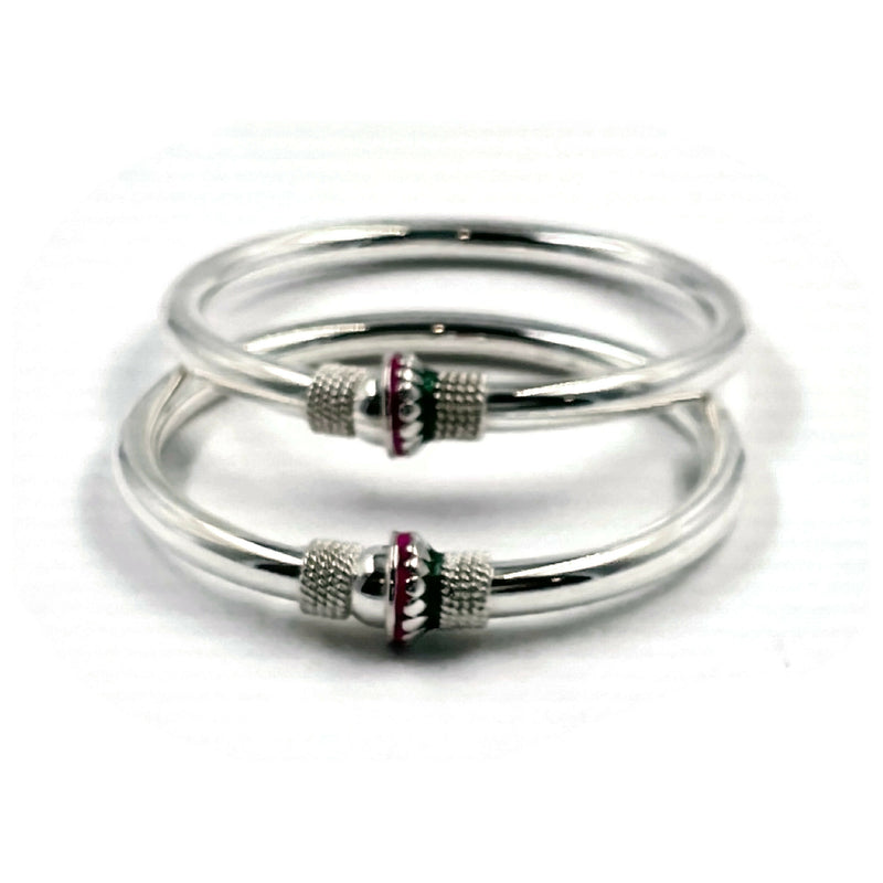 925 Sterling Silver New Born / Toddler Kids Kada - Style
