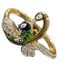 750 Eighteen Karat (18 KT) White Cubic Zirconia Ring- Style