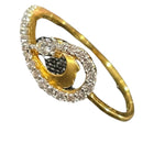 750 Eighteen Karat (18 KT) White Cubic Zirconia Ring- Style