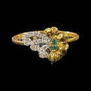 750 Eighteen Karat (18 KT) White Cubic Zirconia Ring- Style