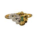 750 Eighteen Karat (18 KT) White Cubic Zirconia Ring- Style