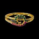 750 Eighteen Karat (18 KT) White Cubic Zirconia Ring- Style