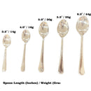 925 Sterling Silver Hallmarked Spoon - Style