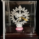 999 Pure Silver Nataraja / Dancing Lord Shiv BIG idol  - 6.0-inch Tall Statue / Murti (Figurine