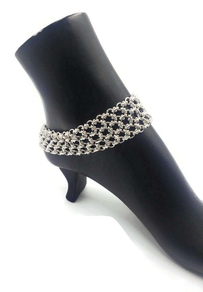 925 Sterling Silver Bridal Anklet -