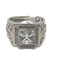 925 Solid Sterling Silver Men Ring - Style
