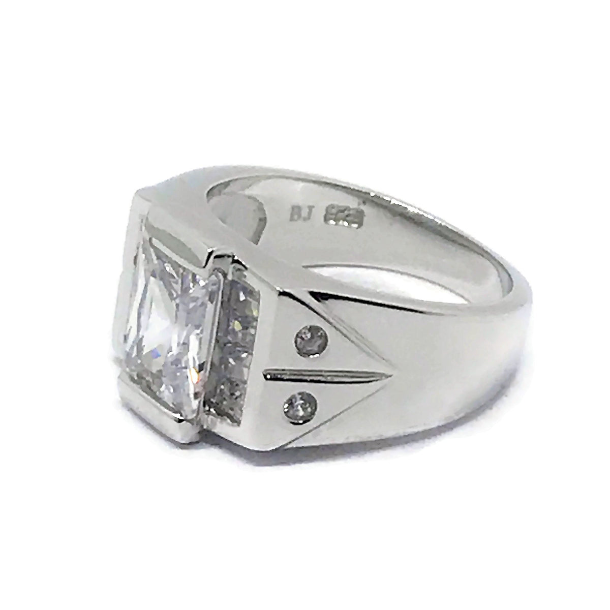 925 Solid Sterling Silver Men Ring - Style #25