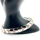 925 Sterling Silver Openable Cubic Zirconia Designer Men Kada