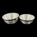 999 Pure Silver Hallmarked Designer Combo Bowl Set - Set
