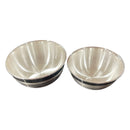 999 Pure Silver Hallmarked Designer Combo Bowl Set - Set