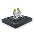 999 Pure Silver Ganesha Lakshmi / Laxmi idol / Statue / Murti (Figurine