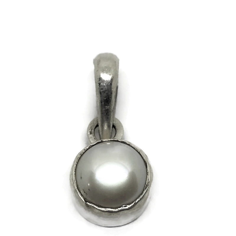999 Pure Silver Eight Ratti Natural Pearl Pendant - Style