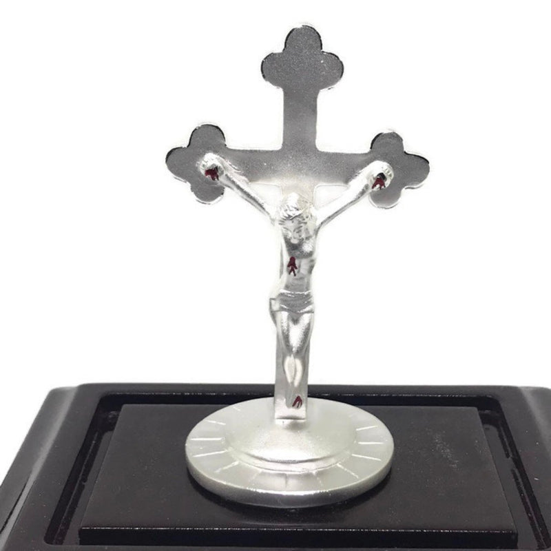 999 Pure Silver Lord Jesus Christ & Cross Idol/Statue (Figurine