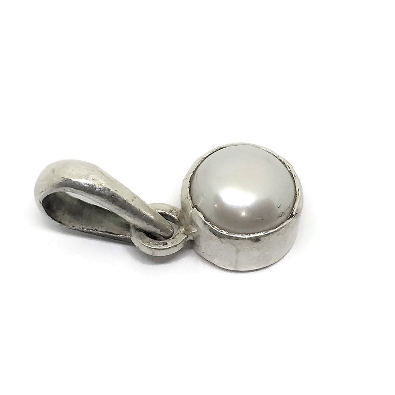999 Pure Silver Eight Ratti Natural Pearl Pendant - Style