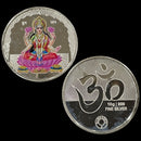 999 Pure Silver Lakshmi / Laxmi 10 Gram Meena Coin