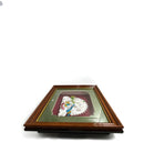 999 Pure Silver Radha Krishna Mural (Wall Painting) – Frame