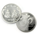 999 Pure Silver Ganesha Lakshmi MMTC certified 20 Gram Sealed Coin