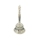 925 Sterling Silver Hallmarked Balaji Shankh Handle Puja Bell- Style