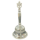 925 Sterling Silver Hallmarked Balaji Shankh Handle Puja Bell- Style