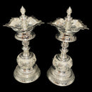 925 Sterling SilverFive Star / Kerala Samai (Diya) Set / Kuthu Vilakku Pair -Style