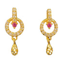916 Twenty Two Karat (22K) Gold Studded Kids Earrings -Style