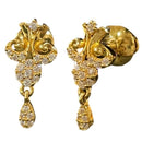 916 Twenty Two Karat (22K) Gold Studded Kids Earrings -Style
