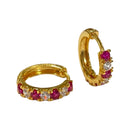 916 Twenty Two Karat (22K) Teens / Adult Hoops -Style