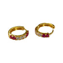 916 Twenty Two Karat (22K) Teens / Adult Hoops -Style