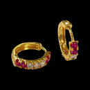 916 Twenty Two Karat (22K) Teens / Adult Hoops -Style